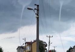 Bartın'da denizde, karaya 100 metre mesafede hortum çıktı