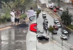 Trafikte kazara eşini öldüren sürücü ve kavgaya karışan baba-oğul adliyede