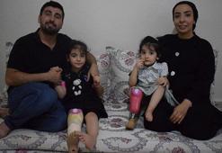 Esnaf birleşti; alınan protez bacaklarla Arin ve Ayda kardeşler yürümeye başladı