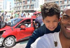 Antalyasporlu Naldo'nun kazada yaralanan 4 yaşındaki oğlu 48 saat uyutulacak