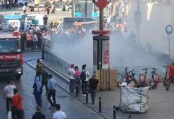 Vezneciler Metro İstasyonu'nda yangın paniği