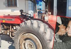 Babasının kullandığı traktörden düşüp altında kalan Eymen, öldü