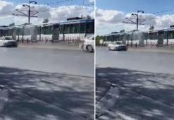 Tramvayda duman paniği