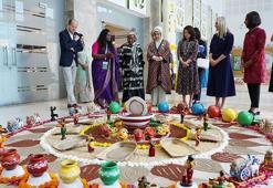 Emine Erdoğan, Yeni Delhi’de lider eşleri ile bir araya geldi