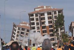 Malatya'da ağır hasarlı 2 bina, patlayıcı ile yıkıldı