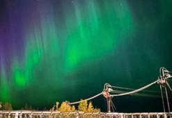 Rusya’da beliren kutup ışıkları fotoğraflandı