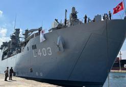 Yardımla yüklü TCG Bayraktar ve TCG Sancaktar, Libya’da