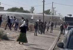 Şırnak'ta yasağa rağmen yürüyüş yapan gruba tazyikli su ve gazla müdahale