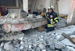 Tarsus'ta eski yapı evin duvarı çöktü, 1 çocuk yaralandı