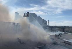 Bağcılar'da matbaacılar sitesinde yangın