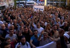 İBB ile imzalanan toplu sözleşmeyi reddeden çalışanlar eylem yaptı