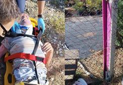 Kuşburnu toplamak için evden çıktı, bir gün sonra tel örgülere takılı, yaralı bulundu