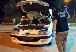 Otomobilin yakıt deposundaki 21 kilo eroini 'Millow' buldu