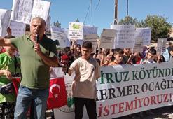 Bursa’da 'mermer ocağı' eylemi