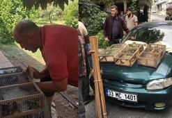 30 saka kuşu avına 73 bin lira ceza