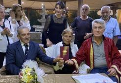 Huzurevinde tanışıp, mutluluğa ‘evet’ dediler