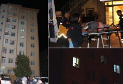 Eski kayınpederi ile kayınvalidesini darbedip, 5'inci kattan düşüp öldü