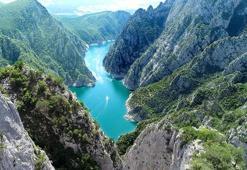 Baraj inşaatıyla bugünkü halini alan Şahinkaya Kanyonu, turizm cenneti oldu