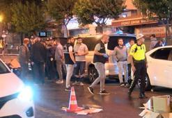 Esenler'de motosikletin çarptığı kadın ağır yaralandı