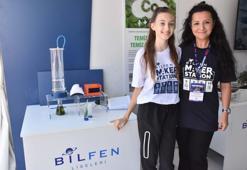 TEKNOFEST'te Bilfen öğrencileri çevreci projelerini sergiledi