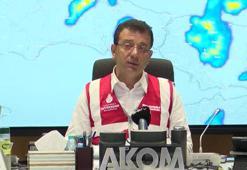 İBB Başkanı İmamoğlu beklenen sağanak yağışla ilgili vatandaşları uyardı