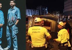 Konsere giden rap şarkıcılarının içinde bulunduğu minibüs kaza yaptı: 7 yaralı