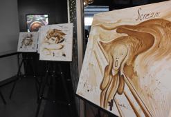 Kahve posasından sanat çıktı