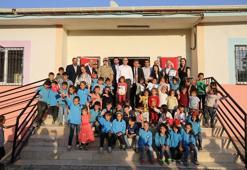 Midyat'taki köy okuluna yazın serin kışın sıcak tutacak ısı pompası kuruldu