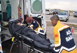 Selin bastığı evde mahsur kalan çocuğu itfaiye kurtardı