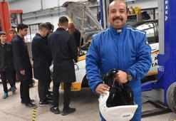 Öğrenciler yarış aracı yaptı; ralli pilotu okul müdürü 2 kupayla döndü