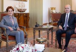 Akşener'den TBMM Başkanı Kurtulmuş'a ziyaret