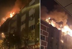 Küçükçekmece’de tekstil atölyesinde çıkan yangın söndürüldü