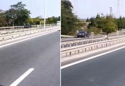 Silivri'de kilometrelerce ters yönde ilerledi