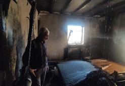 Bingöl’de çıkan yangında ev kullanılamaz hale geldi