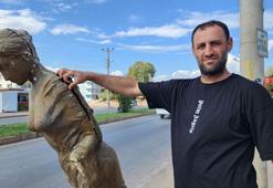 Festivalin simgesi 'Venüs', hurdacıdan alınıp yol kenarına süs yapıldı