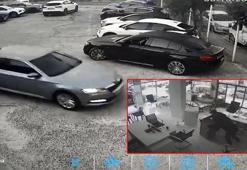 Avcılar'da oto galeriye girdiler; para kasası ile otomobil çaldılar