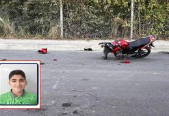 Motosikletle kaldırıma çarpan ortaokul öğrencisi hayatını kaybetti