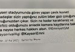 Stadyumda görevli polislere hakaret eden taraftara 8 bin 840 lira ceza