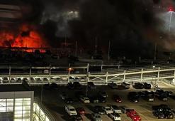 İngiltere’nin Luton Havaalanı’nda yangın