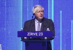 İngiltere eski Başbakanı Boris Johnson İstanbul'da 23 Zirvesi'ne katıldı