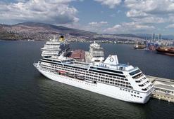 Hayfa Limanı'na gidişleri iptal olan kruvaziyerler rotalarını Ege'ye çevirdi