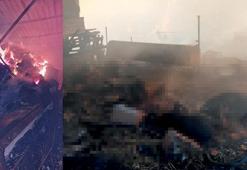 Sahibinin tadilat yaptığı ağılda yangın çıktı; 44 küçükbaş öldü