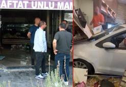 Beylikdüzü'nde otomobil fırına daldı: 1 yaralı