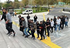 Bulutlar Çetesi'ne operasyonda, şüphelilerden 12'si adliyede