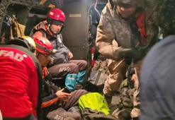 Hasan Dağı'na tırmanışı sırasında düşerek yaralanan kişi askeri helikopterle kurtarıldı