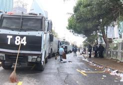 İsrail Başkonsolosluğu'nun çevresi demir bariyerlerle kapatıldı