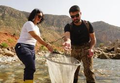 En son 11 yıl önce balıkçı tezgahında görülmüştü; leopar sazanı bulmak için Siirt’e geldiler