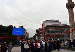 Filistin'de hayatını kaybedenler için İzmir'de gıyabi cenaze namazı kılındı