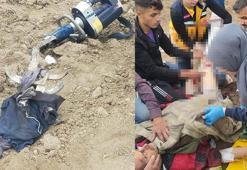 Ayaklarını çapa motoruna kaptırdı, ambulans helikopterle sevk edildi