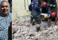 Yıktığı bahçe duvarının altında kalıp, öldü